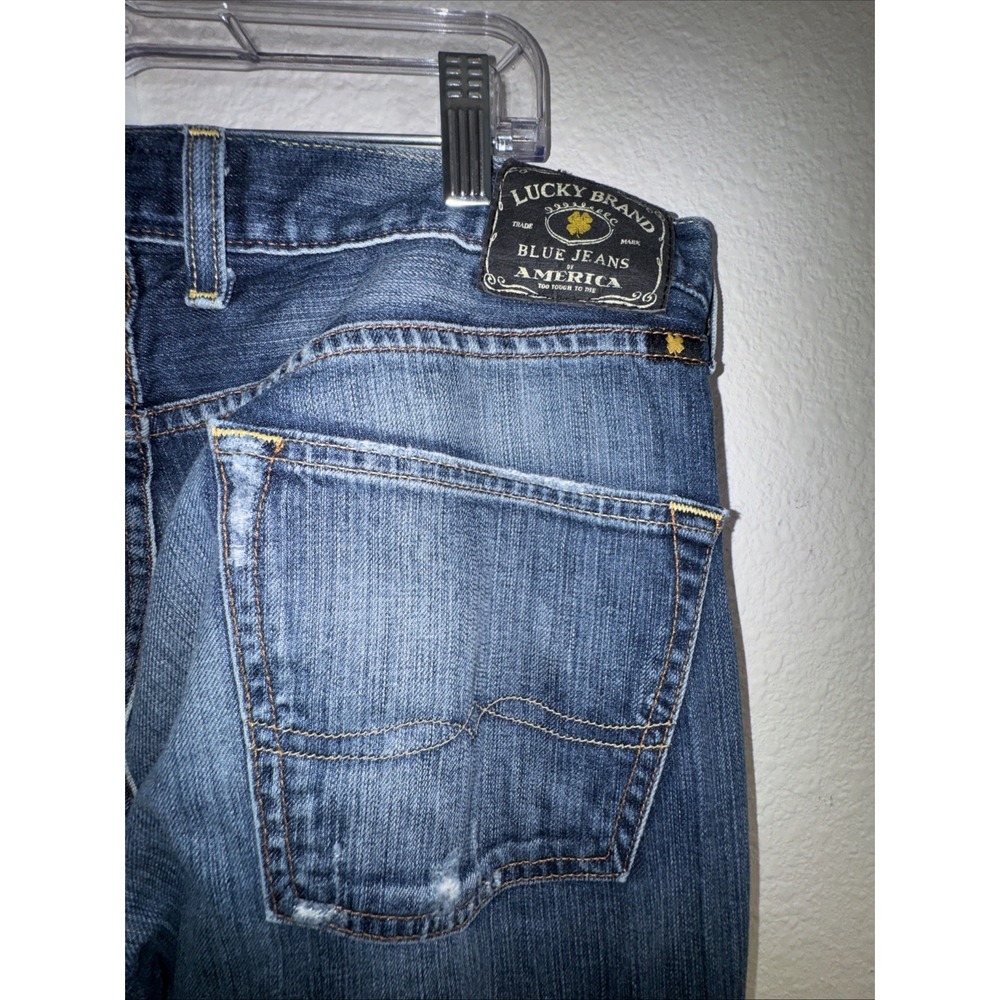 Vintage Lucky Brand Jeans Men's Size 36X32 Yin Yang LUCKY ME Y2K - Picture 14 of 16